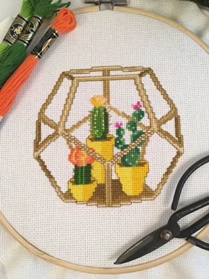 (image for) Cute Cactus Terrarium